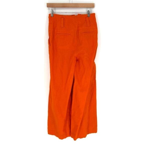 Eudon Choi Collective Orange High Waisted Pleated Pants – Size 0 - Picture 5 of 8